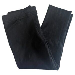 Land’n Sea Black Stretch Capri Pants Size 10